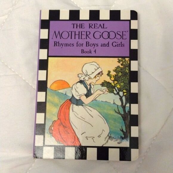 Vintage 1987 The Real Mother Goose Rhymes for Boys & Girls Mini‎ HC 6 Book Set - Picture 10 of 14
